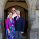 Michael and Rita with Parish Priest, Rev Pat McEnroe, before Mass celebration. 